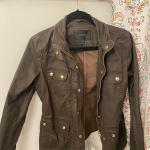 Jcrew Army green & gold jacket